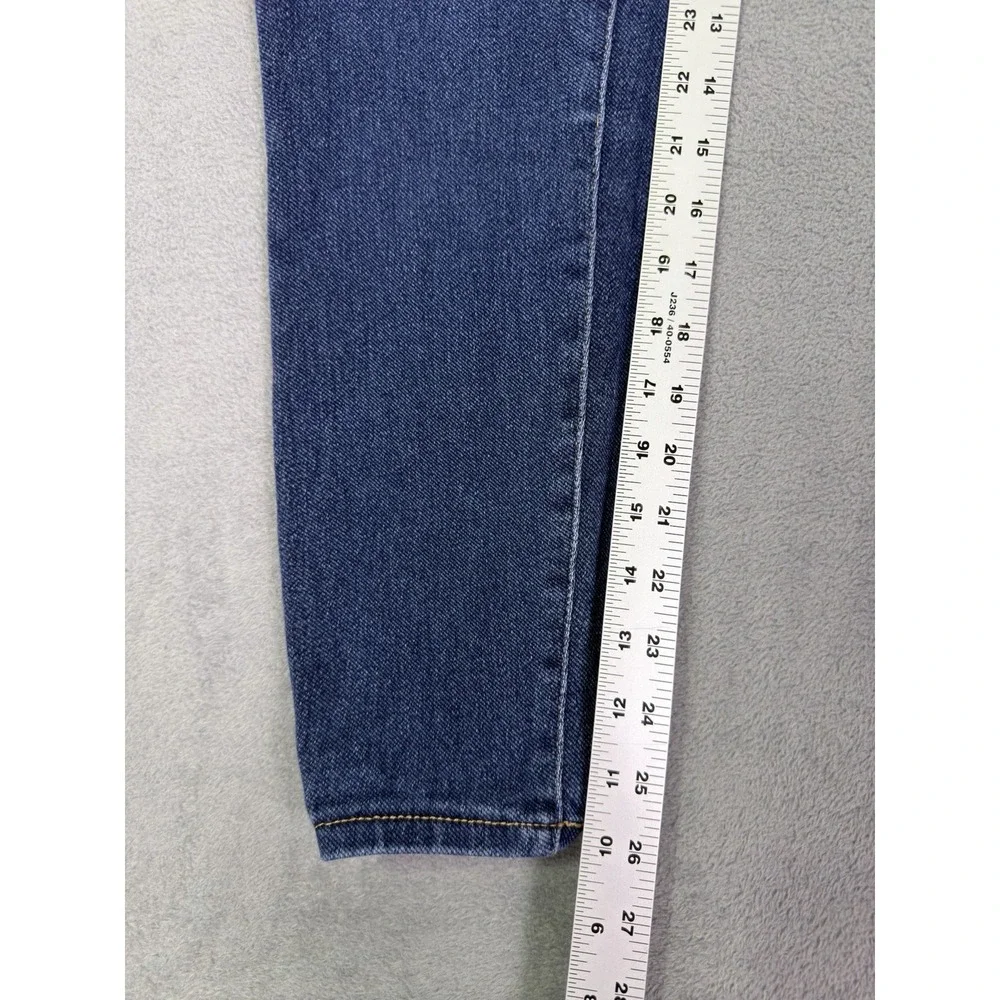 Curve Appeal Jeans Womens 6/28 Blue Dark Wash High Rise Minimalist Jegging